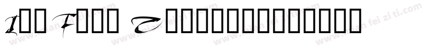 Ink Free Typefont字体转换
